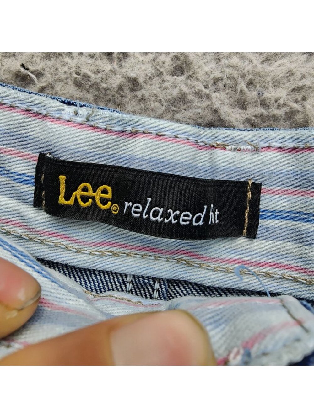 Lee Jeans Womens 16 Short Blue Stretch Denim Relaxed Fit - Picture 3 of 13